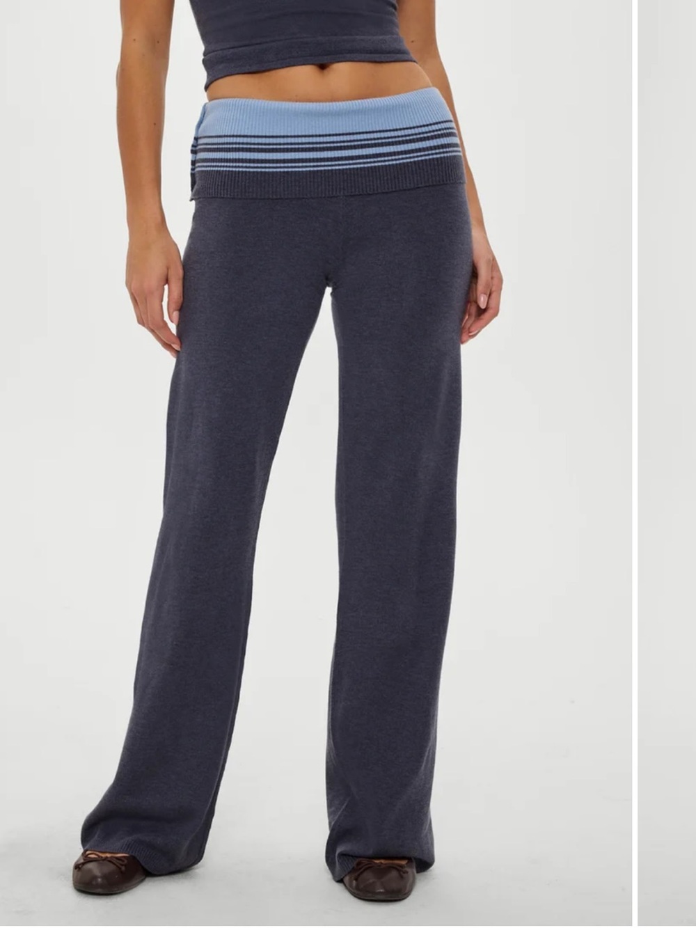 Frankie’s bikinis shore knit pants